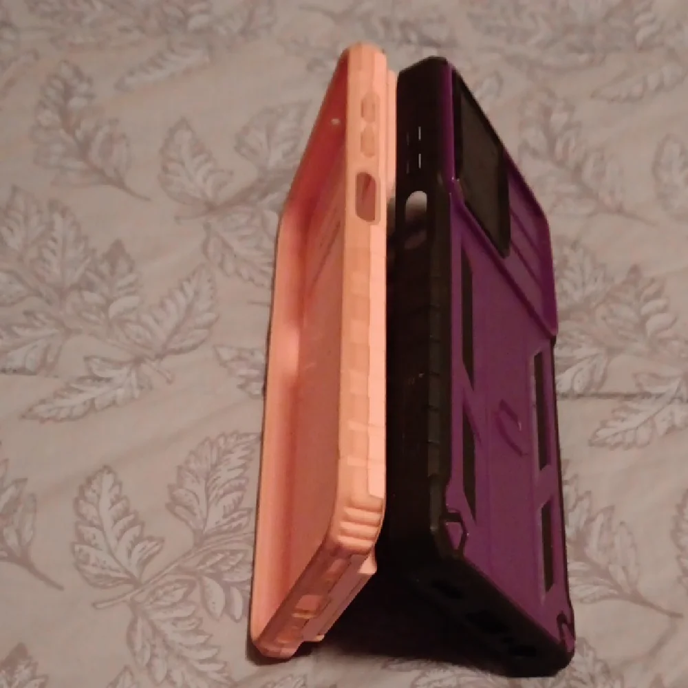 Samsung Galaxy A15 Purple and Pink Rugged Phone Cases Set of 2